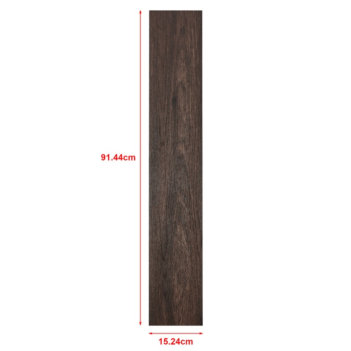 [neu.holz] Vinyl-PVC laminált padló Amazon - öntapadós padlóburkolat Natural Edition Dark wood wenge 42 db padlólap = 5,85 m²