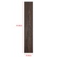 [neu.holz] Vinyl-PVC laminált padló Amazon - öntapadós padlóburkolat Natural Edition Dark wood wenge 42 db padlólap = 5,85 m²