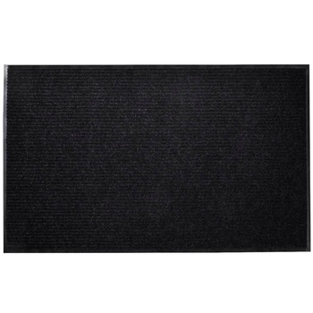 Covoras Intrare PVC Negru 90 x 150 cm 241266 Covoras Intrare PVC Negru 90 x 150 cm 241266
