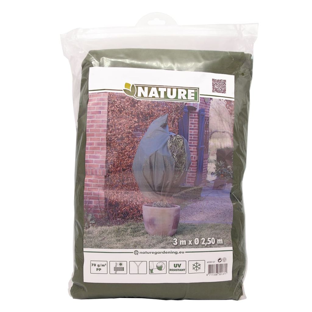 Set tunel pentru sera de gadina anti inghet, Nature, 2.5 x 3 m, Verde