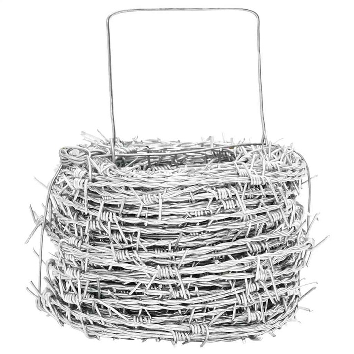 Бодлива тел vidaXL, 500 м, 22 kg 140115