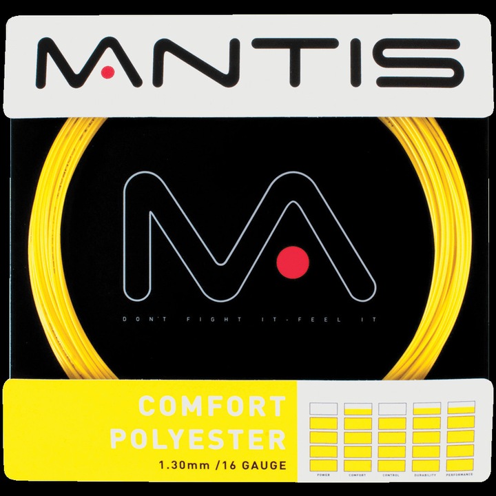 Тенис кордаж Mantis Comfort Polyester 1.25mm/17