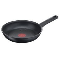 Tigaie Tefal So Recycled, 22 cm, inductie, indicator Thermo-Signal, invelis antiaderent, 100% aluminiu reciclat, maner ergonomic, negru