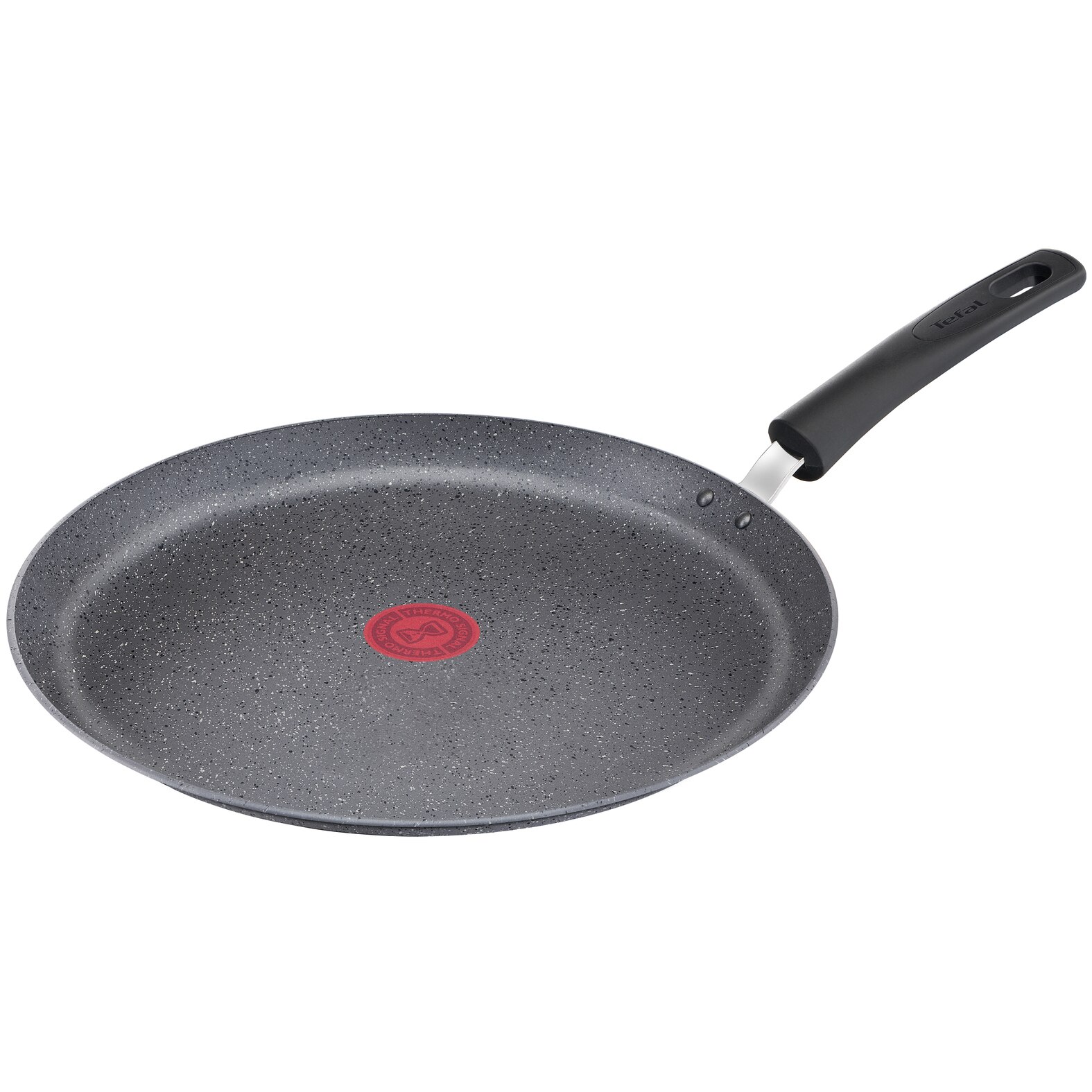 Tigaie, Tefal, De clatite, Natural Force, 25 cm, Negru