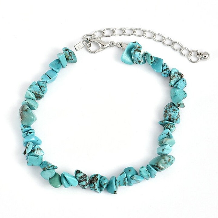 Set 2 bratari de picior, verde, Kamille C6 OUT