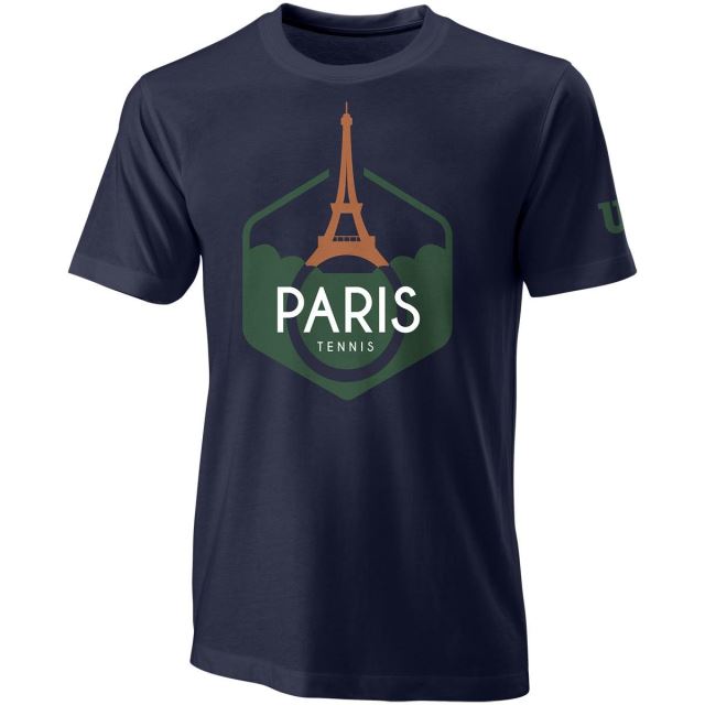 Tricou Wilson Paris Tech Tee, pentru barbati, Bleumarin