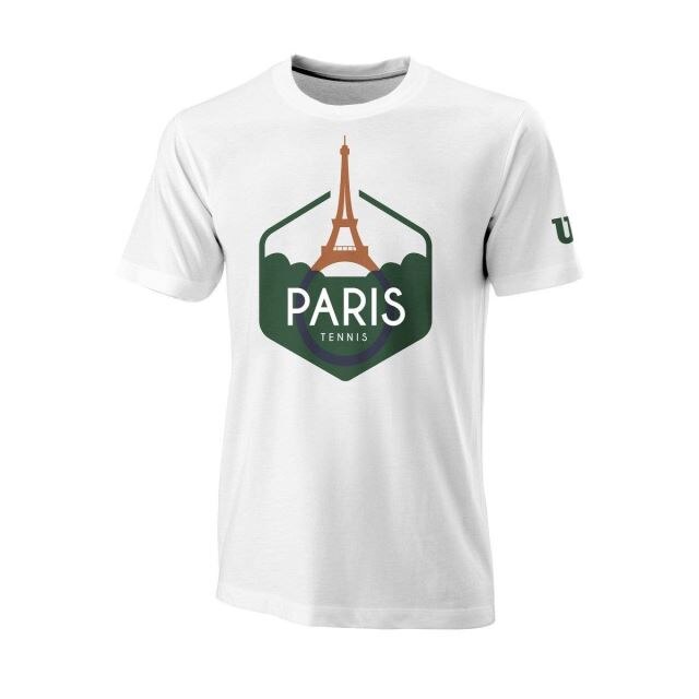 Tricou Wilson Paris Tech Tee, pentru barbati, Alb
