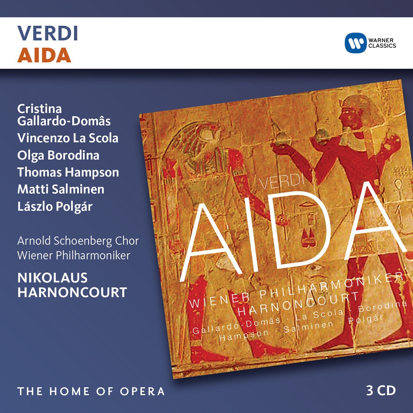 Nikolaus Harnoncourt Wiener Philharmoniker - Verdi - Aida - CD
