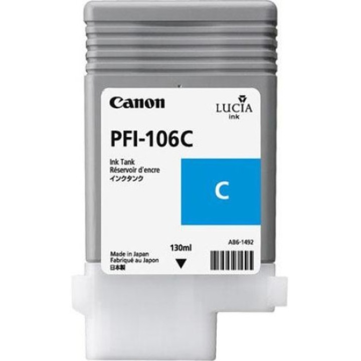 Cartus Canon PFI-106 (6622B001), Azur