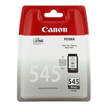Canon PG-545 Cartucho de tinta original Negro para Impresora de Inyeccion de tinta PiXMA iP2850-MG2450-2455-2550-2555-2950-3050-3051-3052-MX495-TR4550-4551-TS205-305-3150-3151-3350-3351-3352-3355 Canon PG-545 Cartucho de tinta original Negro para Impresora de Inyeccion de tinta PiXMA iP2850-MG2450-2455-2550-2555-2950-3050-3051-3052-MX495-TR4550-4551-TS205-305-3150-3151-3350-3351-3352-3355
