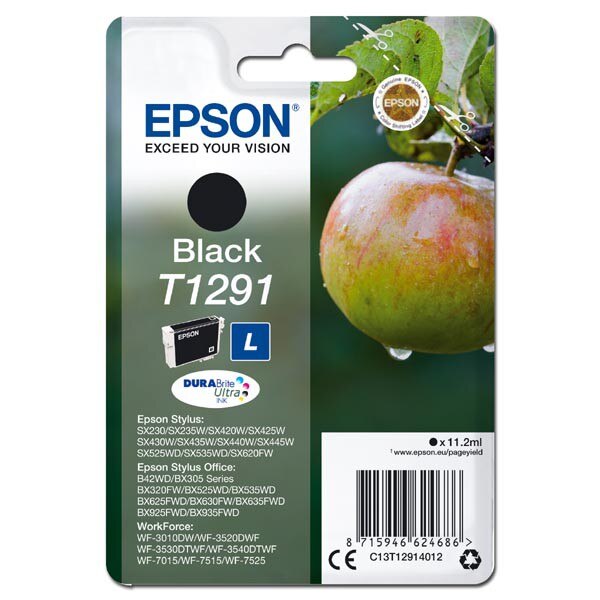 Cartus Epson T1291 (C13T12914012), Negru