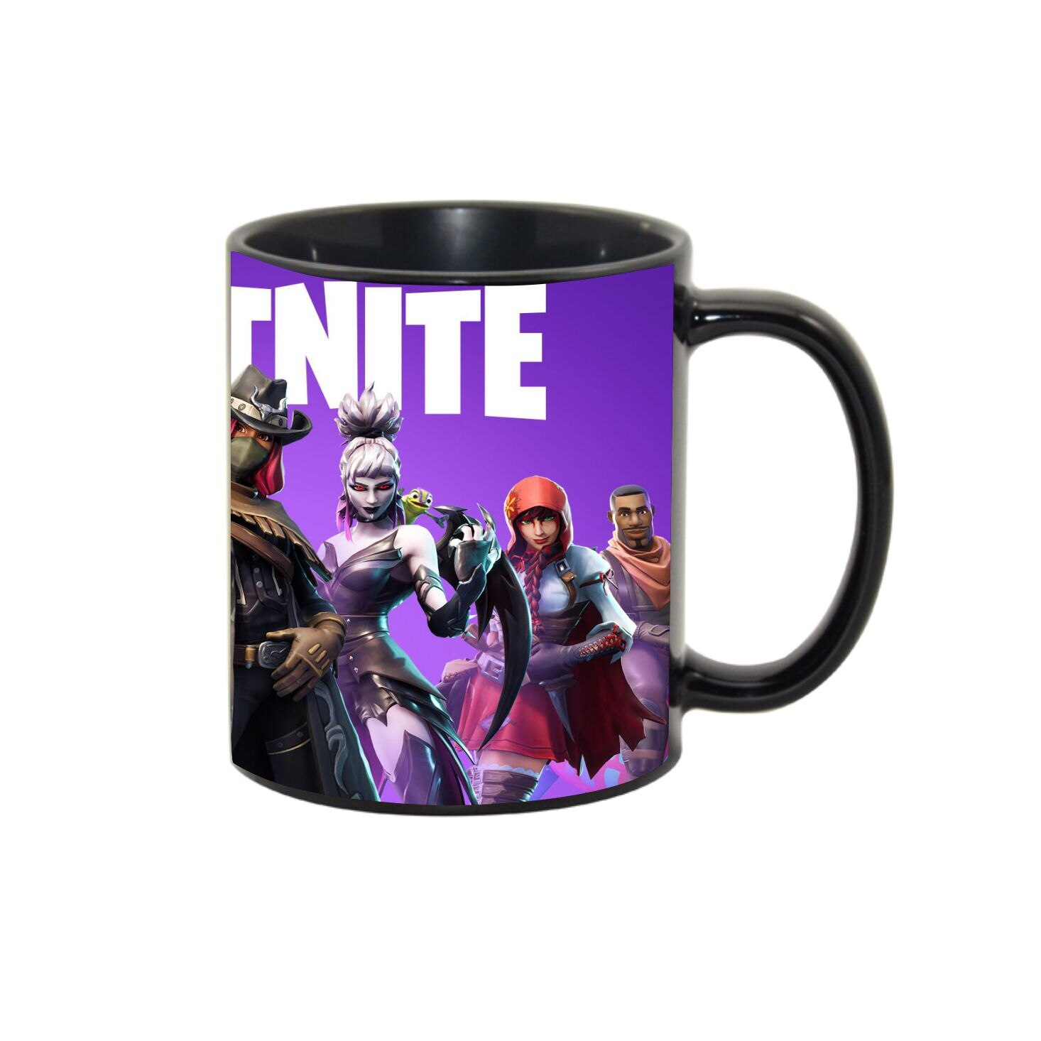 Cana personalizata Fortnite Game,ceramica neagra, 330ml