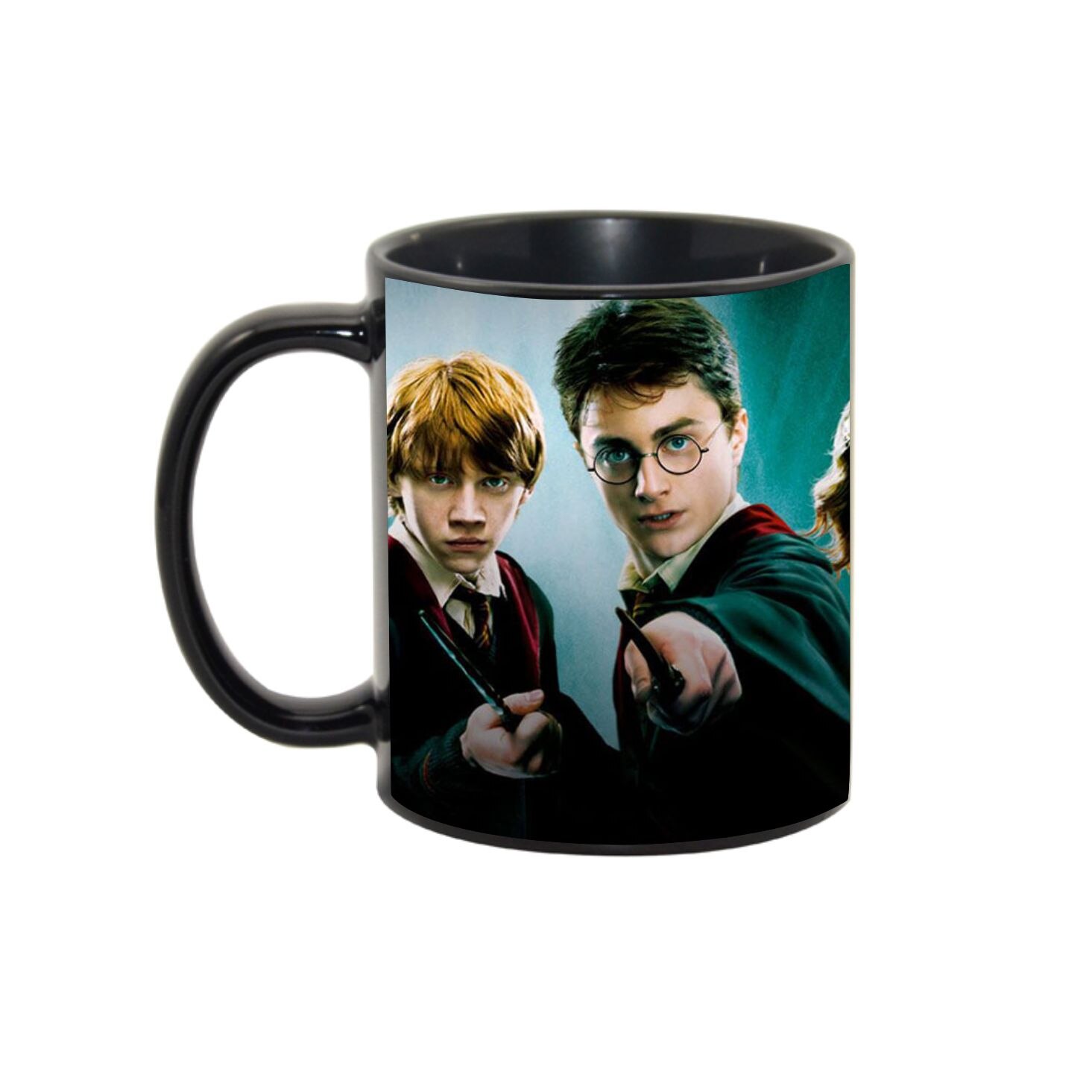 Cana personalizata Harry Potter Mug,ceramica neagra, 330ml