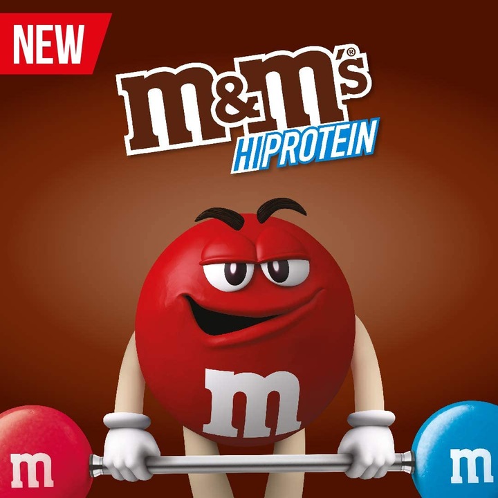 Протеинов бар M&M's Hi Protein Bar Chocolate 51гр