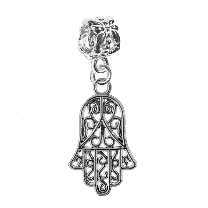 Ezüst Charm Hand of Fatima 10034320 Dras Silver