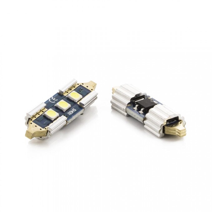 Set 2 bucati Led pentru iluminat interior/portbagaj, Tensiune 12V, Putere 3W, Culoare Alb