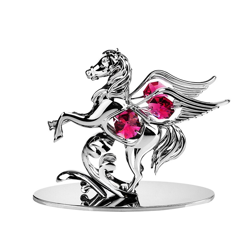Statueta pegas argintat cu piаtra ® Crystal