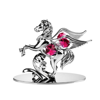 Statueta pegas argintat cu piаtra ® Crystal Statueta pegas argintat cu piаtra ® Crystal