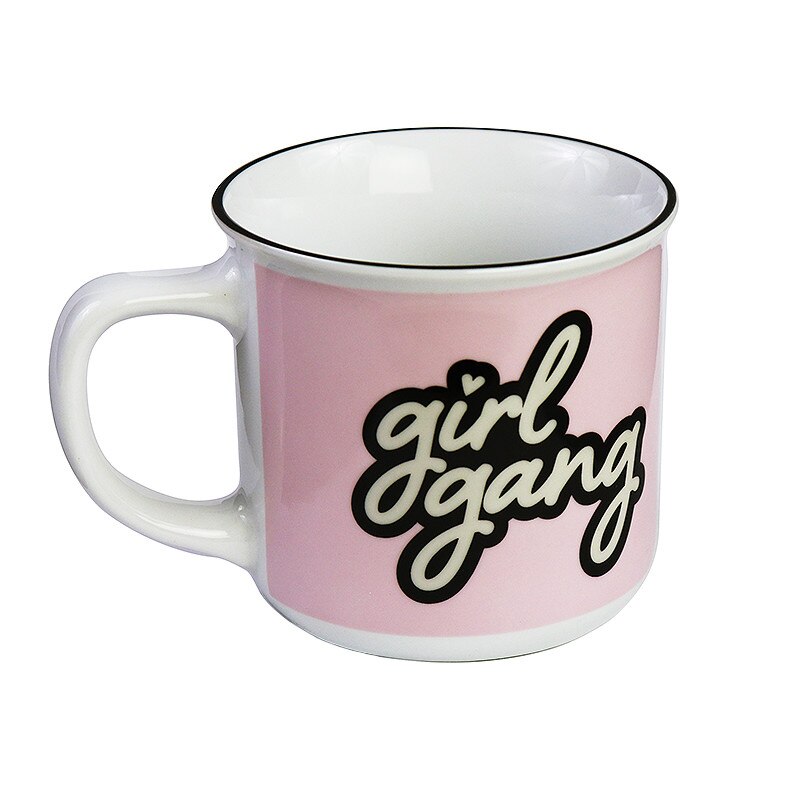 Cana - Girl Gang, Ceramica, 200 ml, Roz