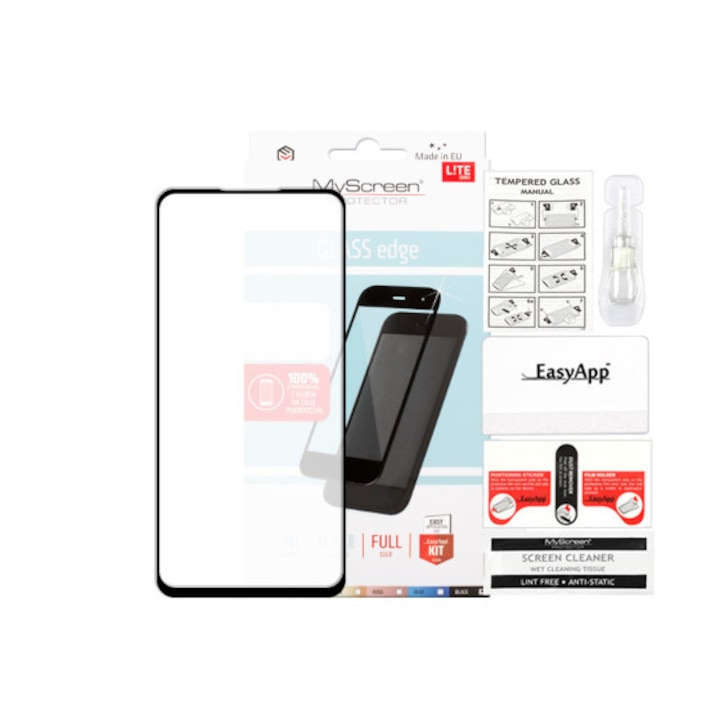 Π‘ΡΡΠΊΠ»Π΅Π½ ΠΏΡΠΎΡΠ΅ΠΊΡΠΎΡ MyScreen, Π·Π° Nokia X10/X20, Lite Glass Edge Full Glue, Π§Π΅ΡΠ΅Π½