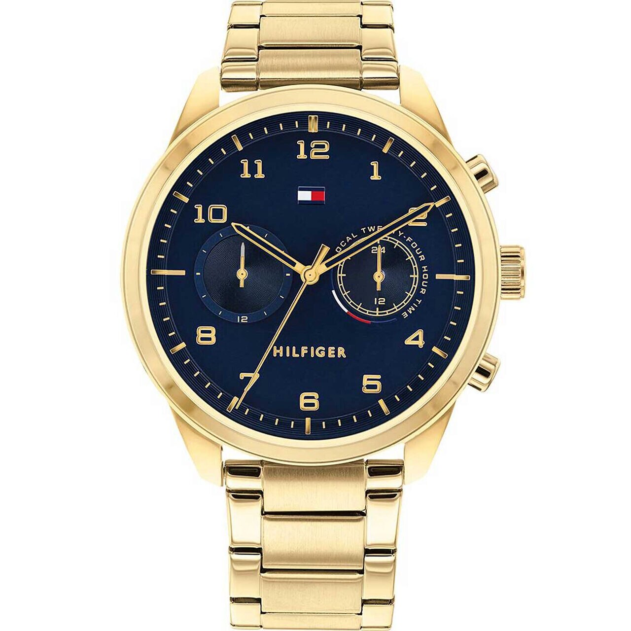 Ceas barbatesc Tommy Hilfiger 1791783, Quartz, 44mm, 5ATM, Auriu