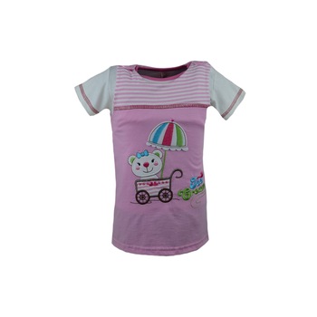 Rochita de vara pentru fete Koala Ice Cream 04-380, Roz, 80 Rochita de vara pentru fete Koala Ice Cream 04-380, Roz, 80