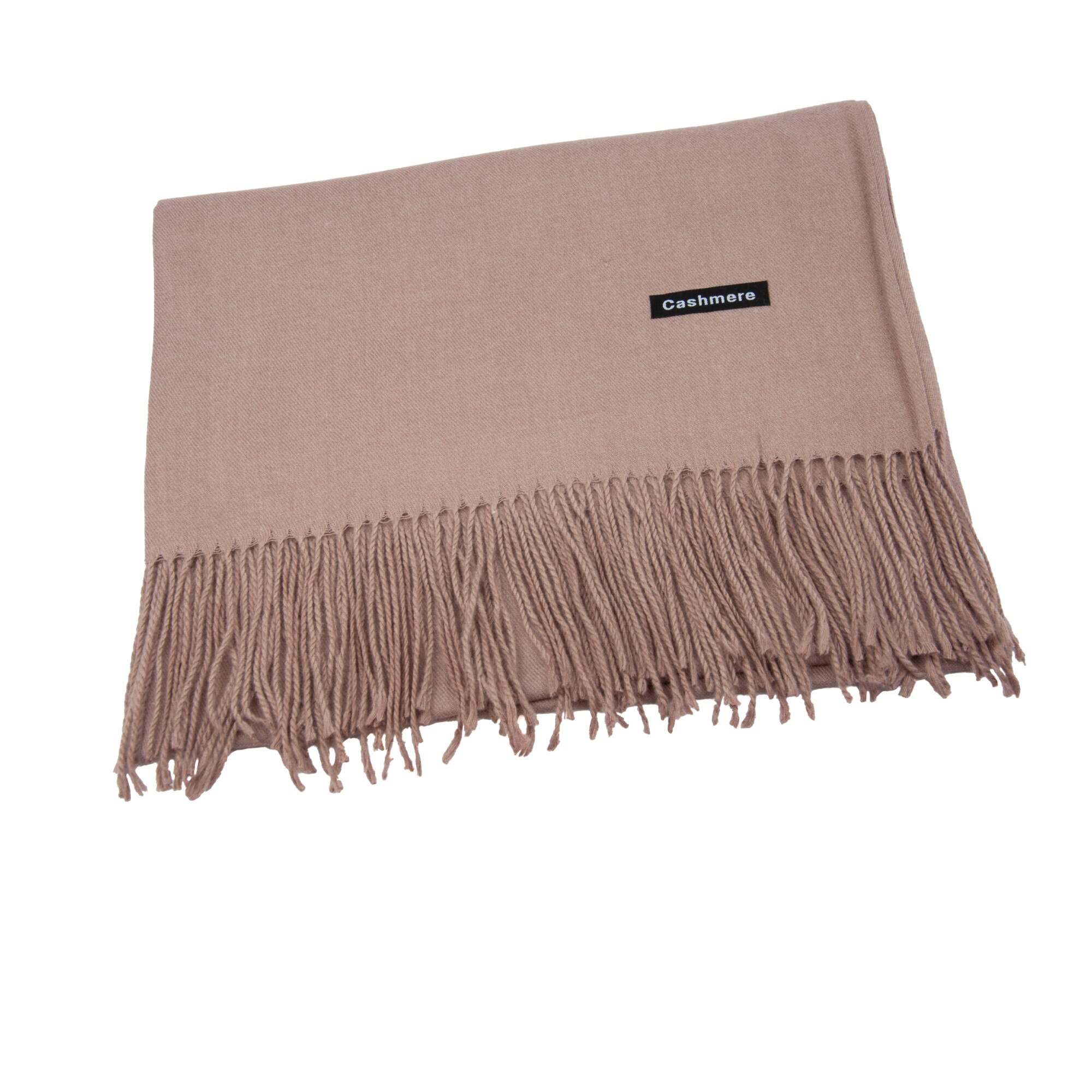 Esarfa casmir uni, Pashma, Caramel deschis