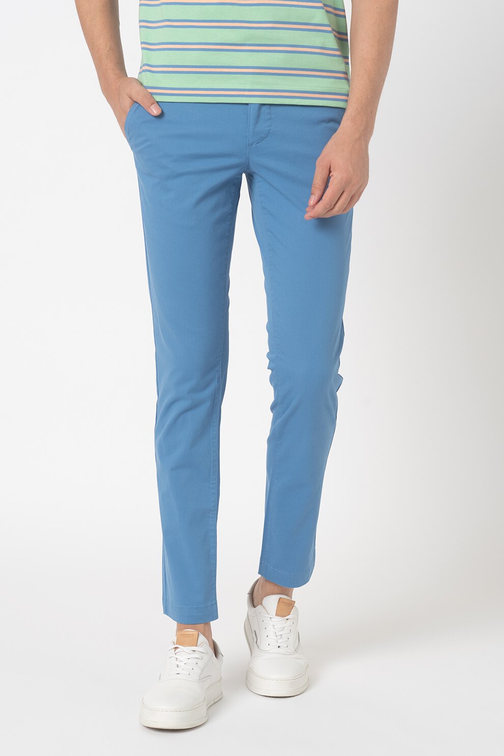 Lacoste Pantaloni chino slim fit, Albastru, 44-L32