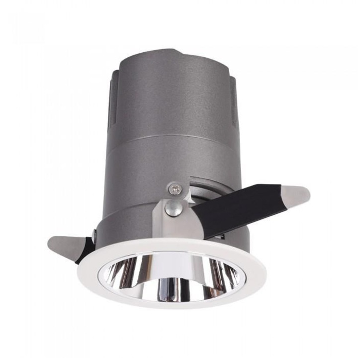 Spot LED Hotel V-TAC COB CRI 95, 6W, Alb Cald 3000K