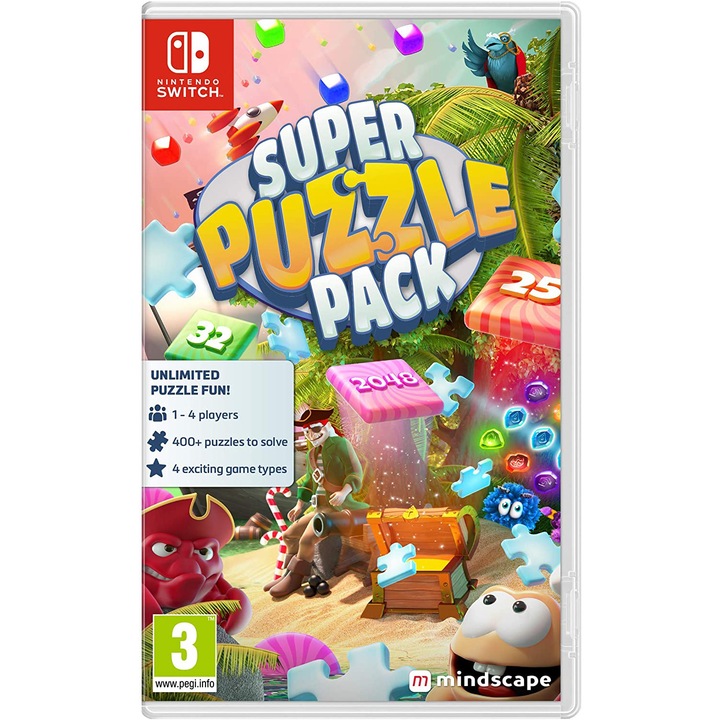 Joc Super Puzzle Pack + 500 Puzzles Pentru Nintendo Switch
