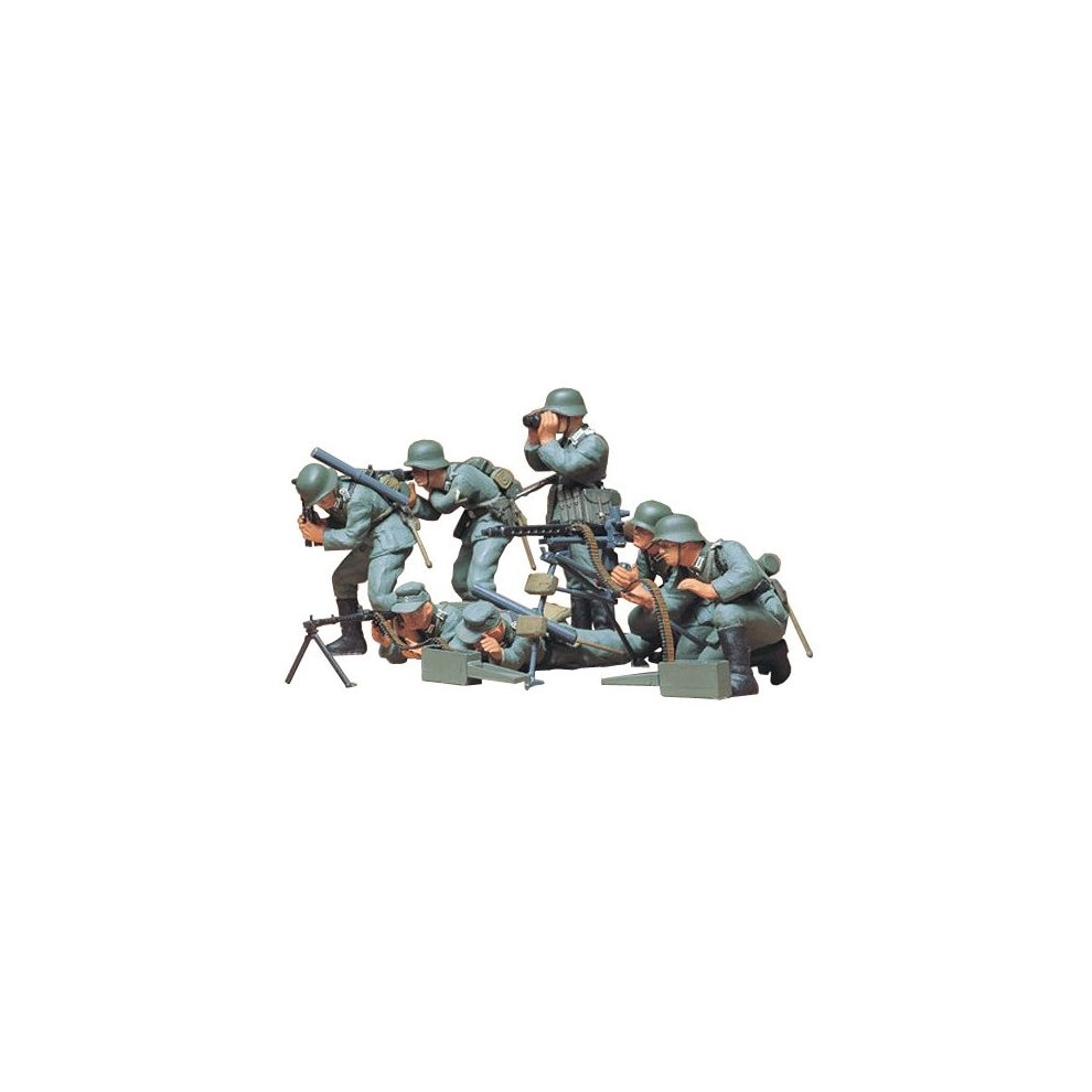 Set Figurine Tamiya German Machine Gun Troops Infantry 7buc 1:35 TAM 35038