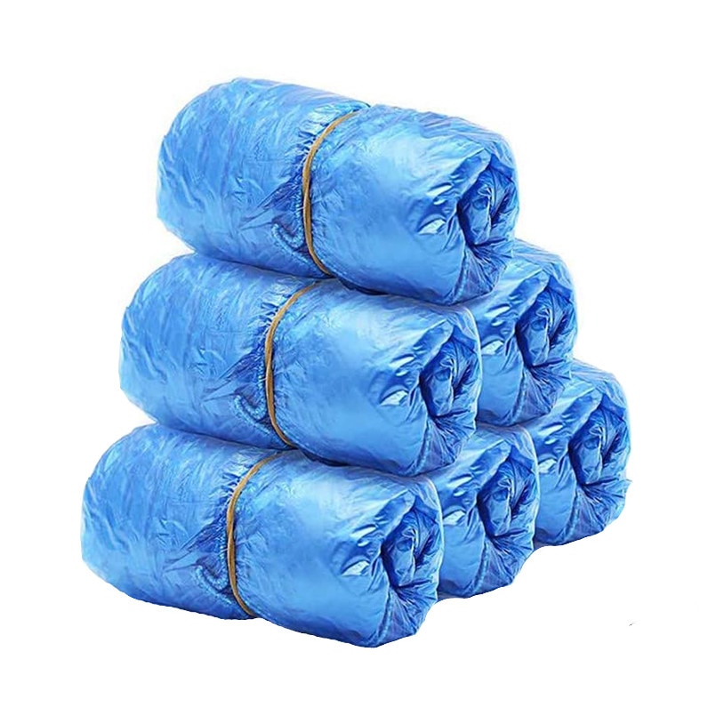 Set 1000 Botosei universali Acoperitori protectie Incaltaminte, Elastic dublu din Polietilena, Pentru cabinete, locuinte office AKU AK5057