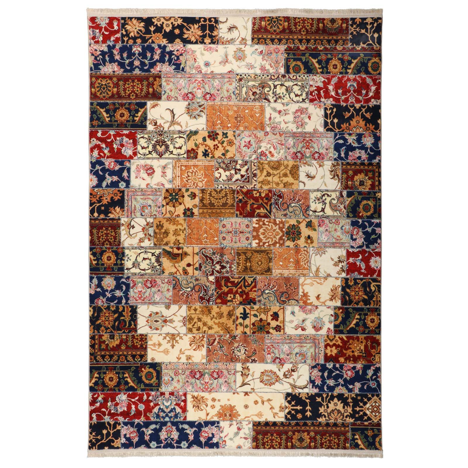 Covor Persan Mecanic EuCarpet 100506a1 Dimensiune 120x180cm Design Modern Multicolor