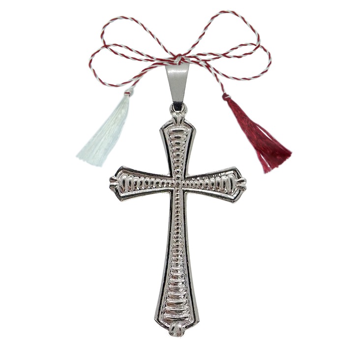 Martisor Cruciulita argint model 4129310 Dras Argintiu