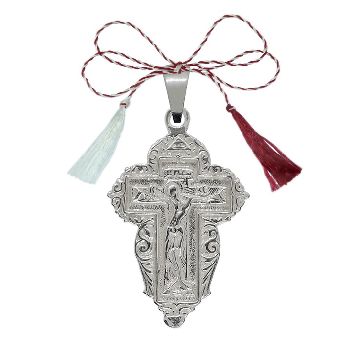 Martisor Cruciulita argint model 4247320 Dras Argintiu