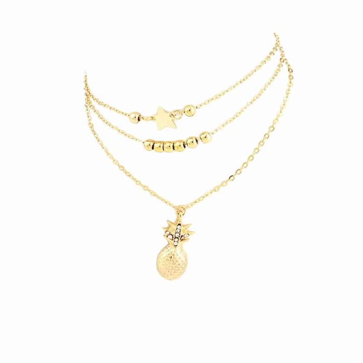 Set 3 bratari glezna Alwa Gold C3, Pursehuit, Aliaj metalic, Auriu