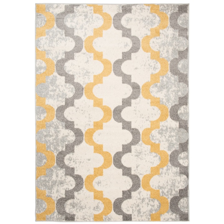 Килим Chemex Lazur C941A /, Бял, 180 x 260 см