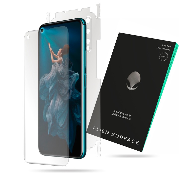 Alien Surface, Honor 20, képernyővédő fólia, hátsó, oldal