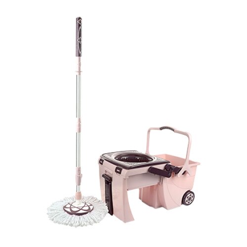 Set de curatenie galeata telescopica 5L si mop rorativ tija reglabila cu sistem de inclinare 180 °, FOXMAG24®