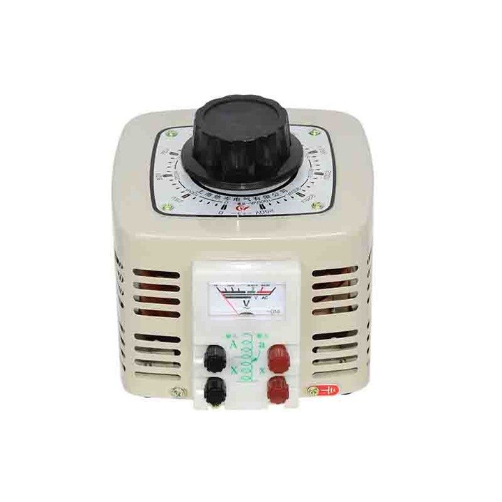 Монофазен автотрансформатор, 220V - 0...250V - 2000VA/8A, 2KW, аналогов волтметър