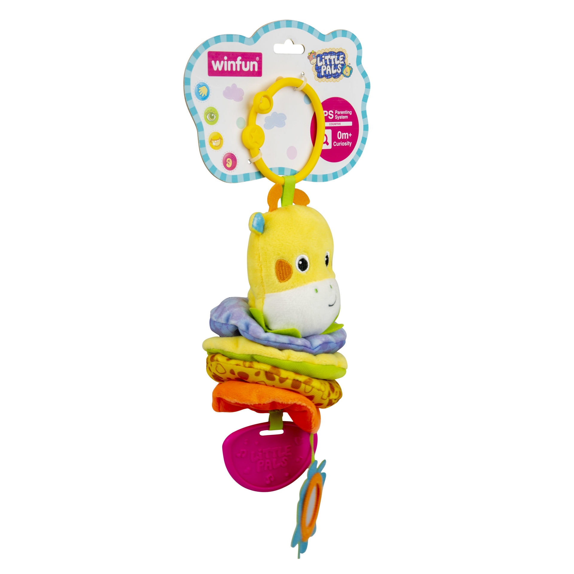 Jucarie de tras pentru bebelusi, Girafa, Winfun, 0263
