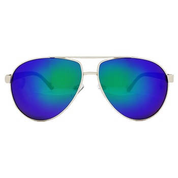 Ochelari de soare polarizati, model Aviator, protectie UV 400, Toc inclus, lentile verzi Ochelari de soare polarizati, model Aviator, protectie UV 400, Toc inclus, lentile verzi