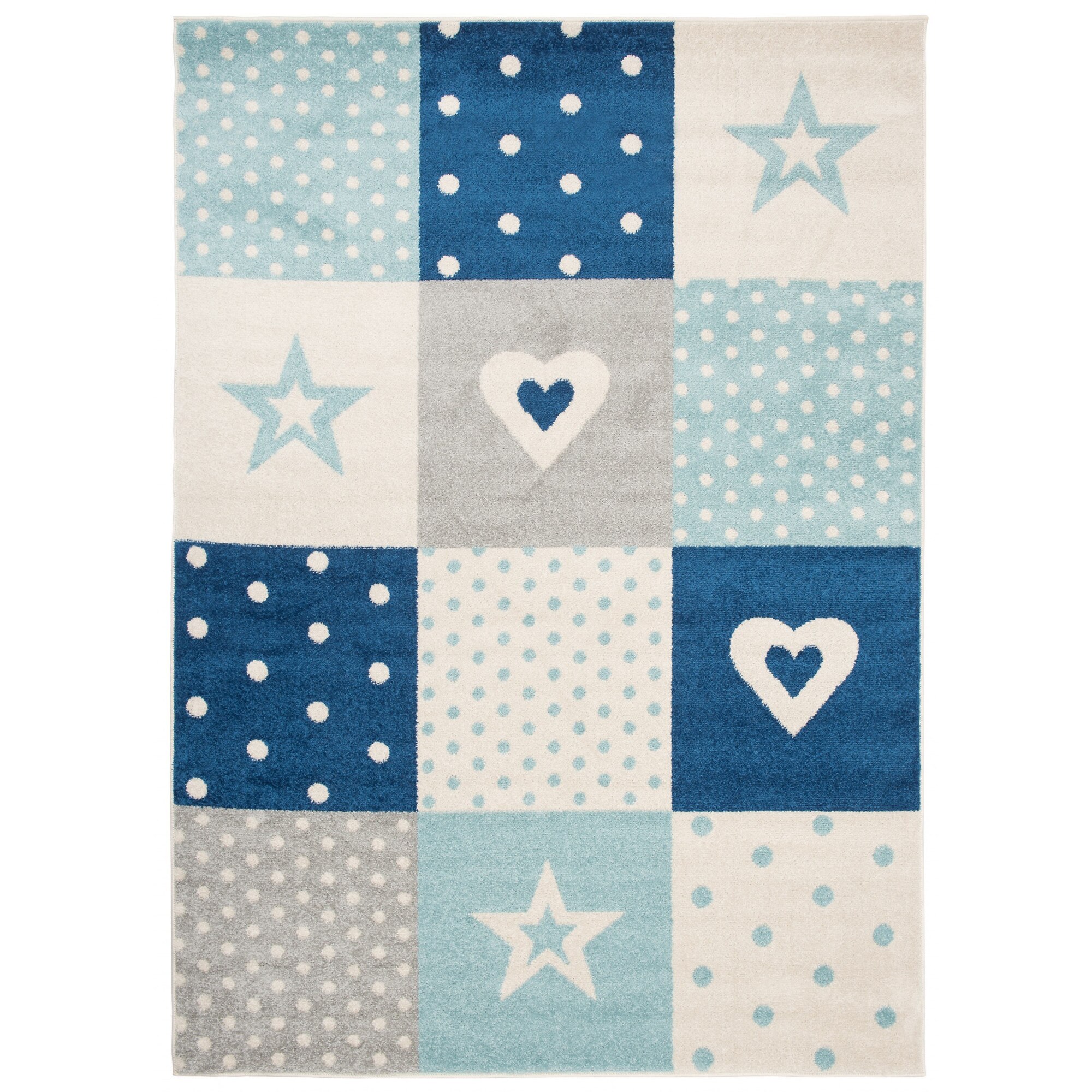 Covor Lazur Modern Chemex H108A TURQUOIS/ alb 180x260