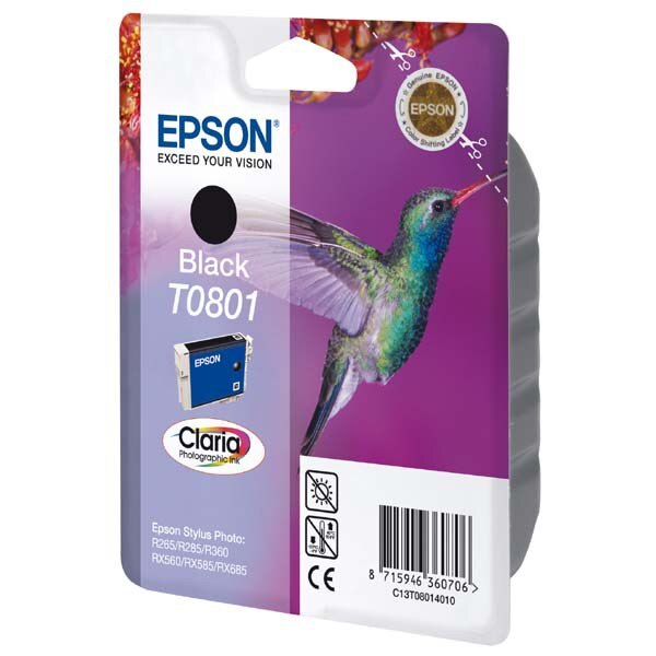 Cartus Epson T0801 (C13T08014011), Negru