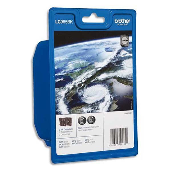 Cartus Brother LC-985 (LC985BKBP2), Negru 2 bucati