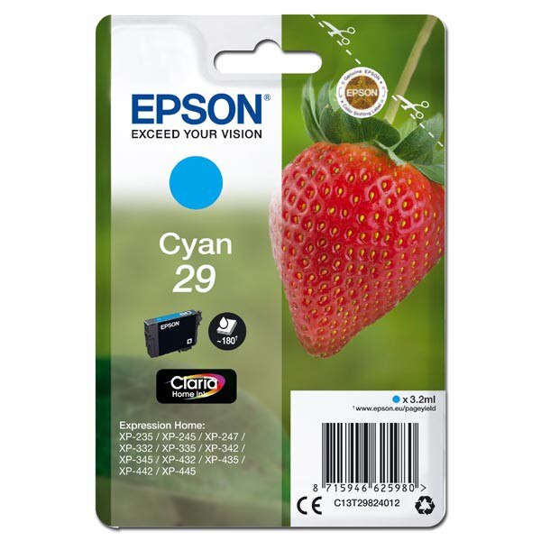 Cartus Epson T2982 (C13T29824012), Azur