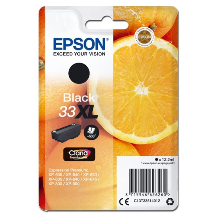 Epson T3351 patron, fekete, 12,2ml