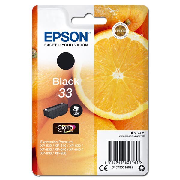 Cartus Epson T3331 (C13T33314012), Negru