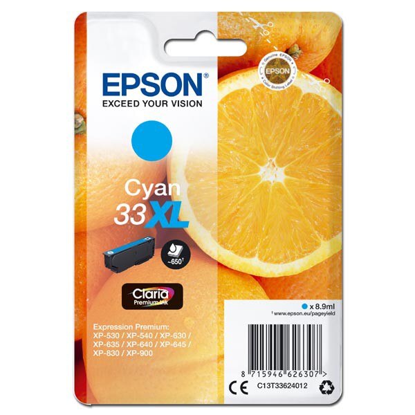 Cartus Epson T3362 (C13T33624012), Azur