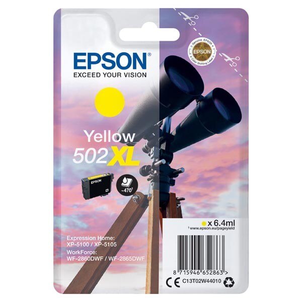 Cartus Epson C13T02W44010, Galben